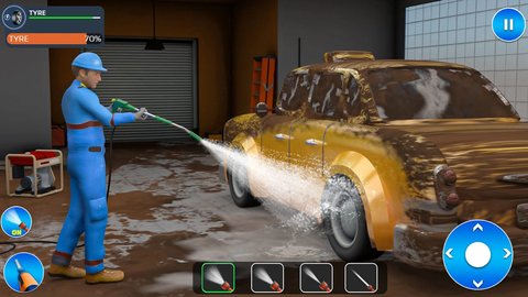 高压水枪洗车模拟器游戏