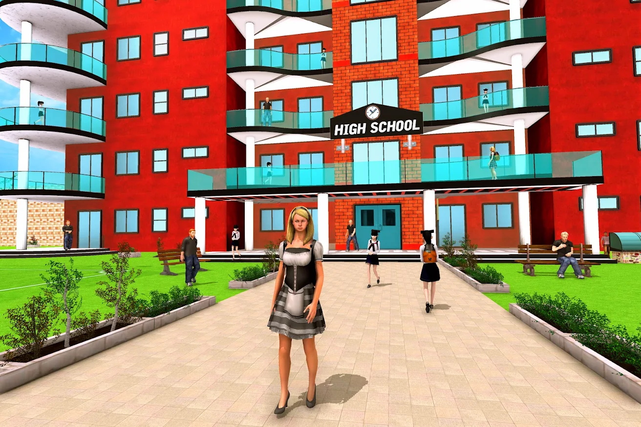 虚拟校园女生模拟器游戏
